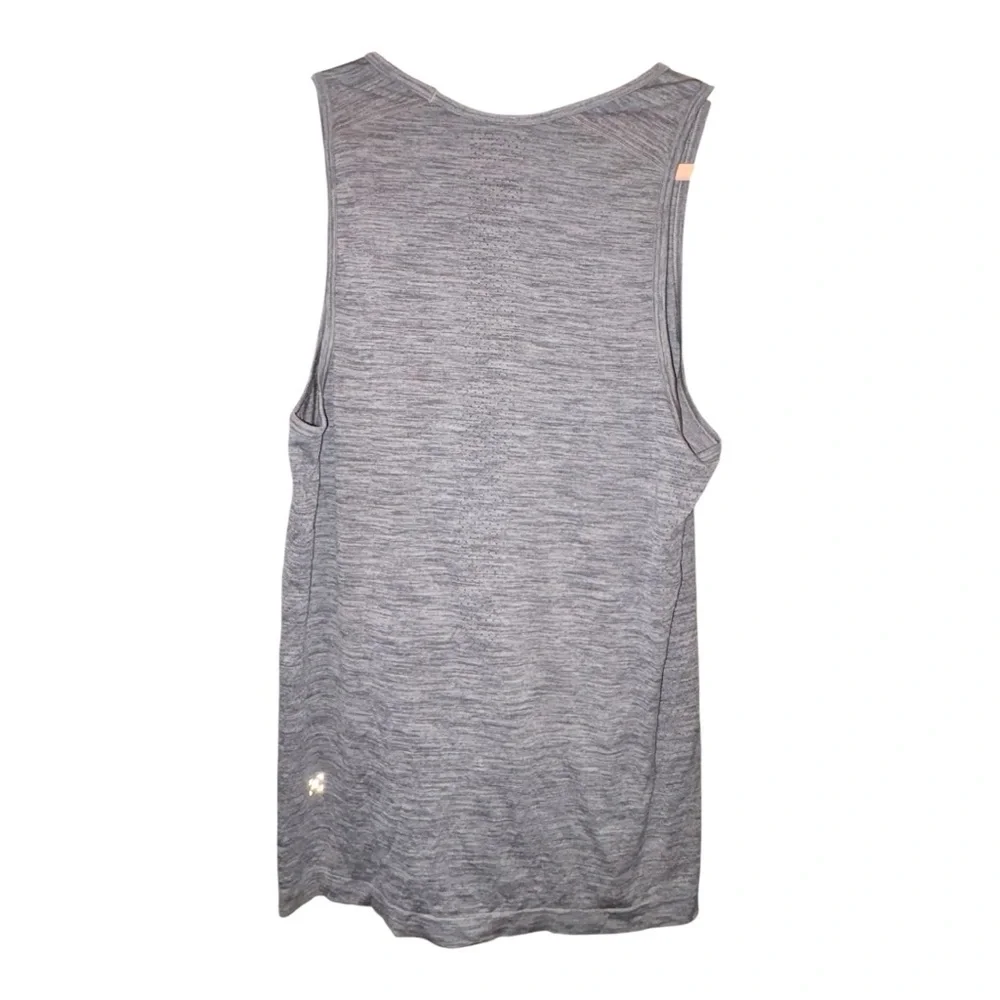 Lululemon Men’s Gray Seamless Training Tank “Get Outside. Get Sweaty.” Size M U - Picture 3 of 8